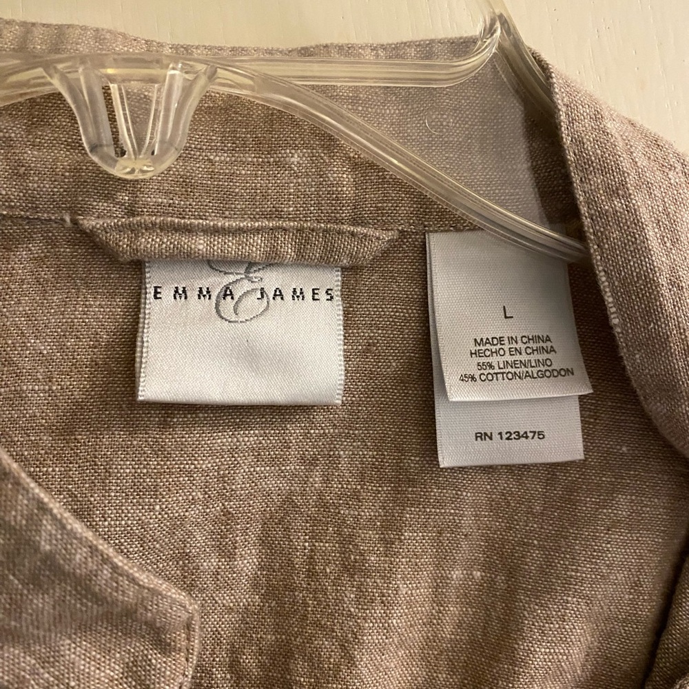 🟢 Clearance- Emma James jacket size L - Picture 5 of 5